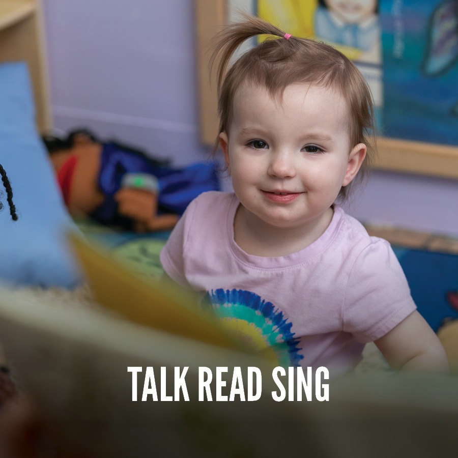 Talk Read Sing inspires families to help children develop strong language skills through everyday interactions.