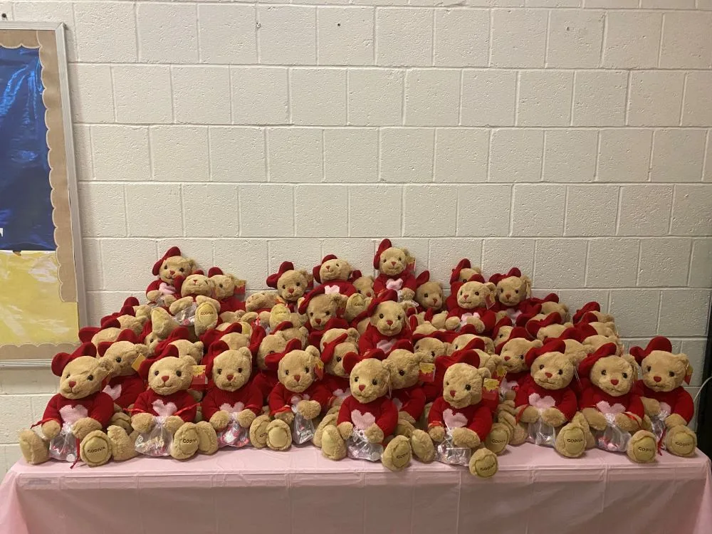 Donated Godiva Teddy Bears