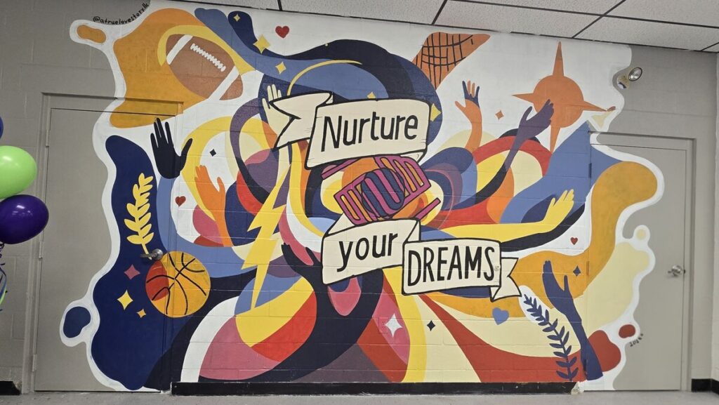 Mural at Boys & Girls Club of Allentown