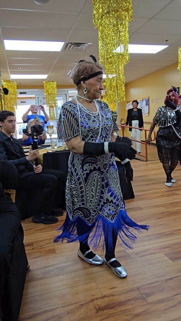 Casa Guadalupe participant dances