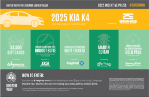United Way 2025 incentive prizes