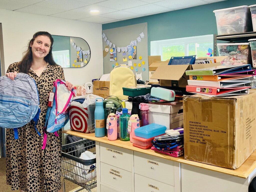 The Kindness Project receives school supplies for kids in foster care