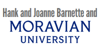 Hank and Joanne Barnette and Moravian University logo