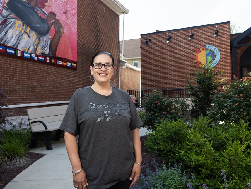 Francisca, Bethlehem resident and participant and The Hispanic Center Lehigh Valley, a United Way Community Hub, finding stable and secure housing and healthcare for a stronger Greater Lehigh Valley