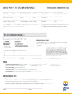 Pledge Form 2025-Spanish