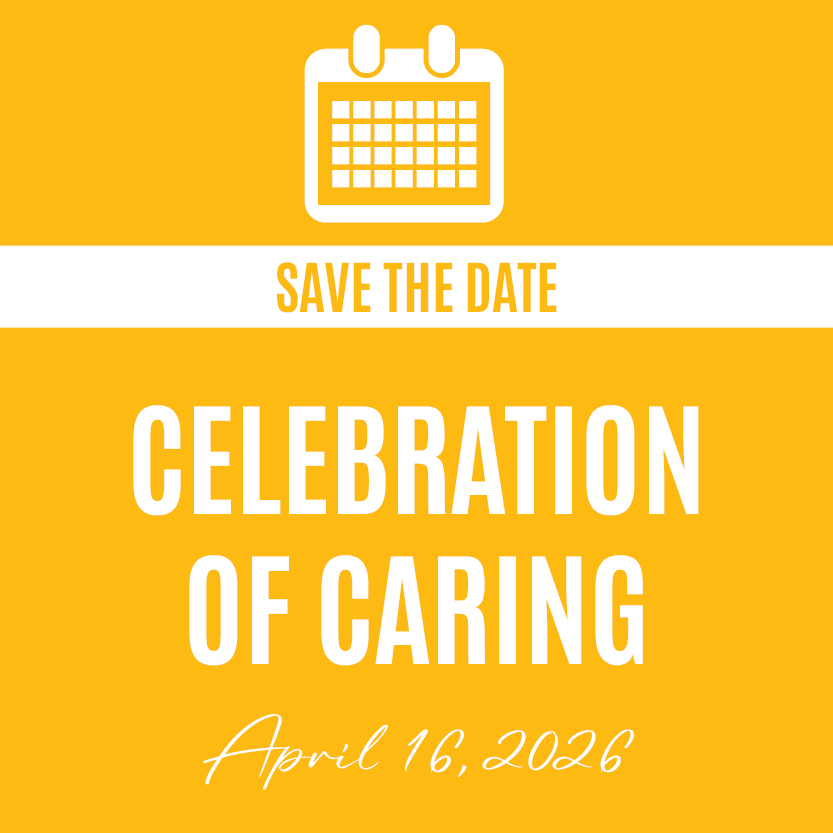 Save the date - celebration of caring - april 16, 2026