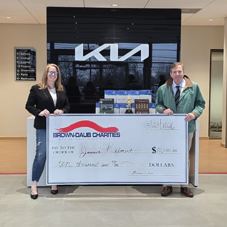 2025 incentive prize winner-grand prize winner with Tom Daub of Brown-Daub Dealerships
