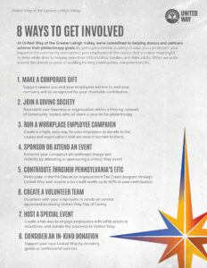 8 ways to get involved graphic