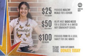 The impact your gift can give poster - graphic