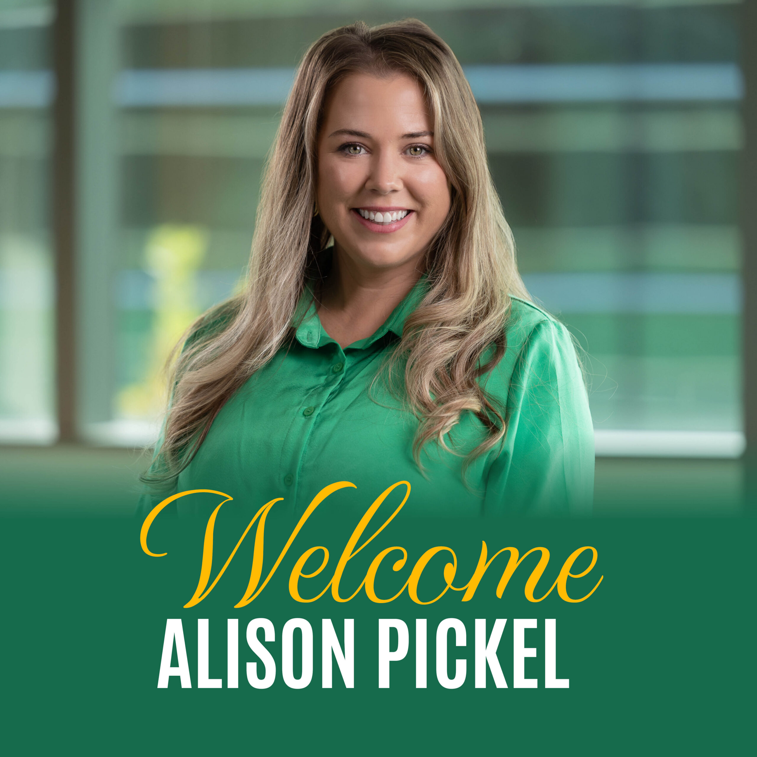 Welcome Alison Pickel